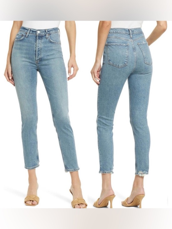 AGOLDE Nico High Rise Slim Fit Jeans Chronicle - Picture 4 of 12